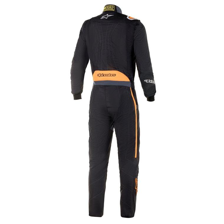 alpinestars gp pro comp racing suit bootcut black range flourescent back