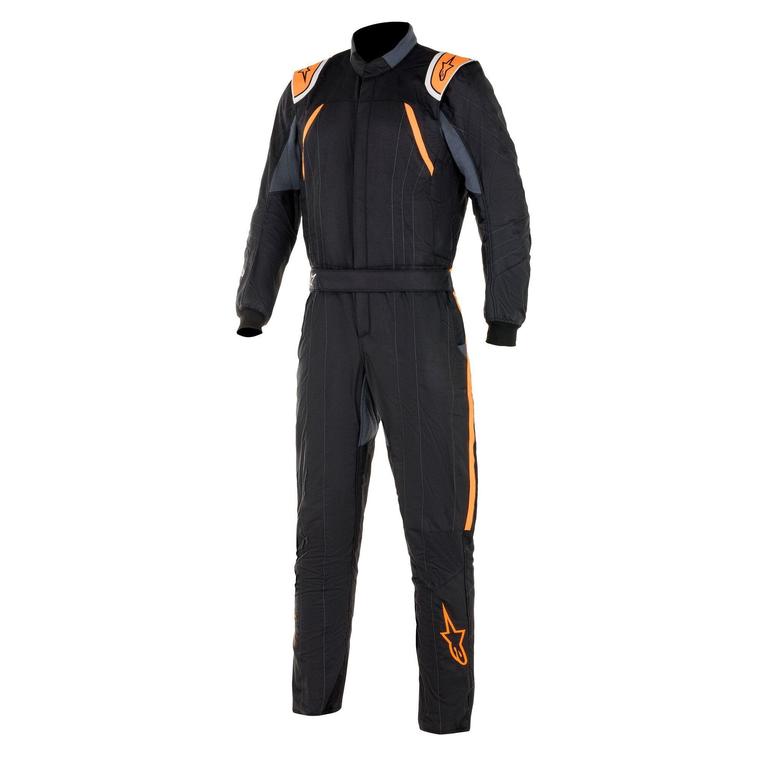 alpinestars gp pro comp racing suit bootcut black range flourescent front