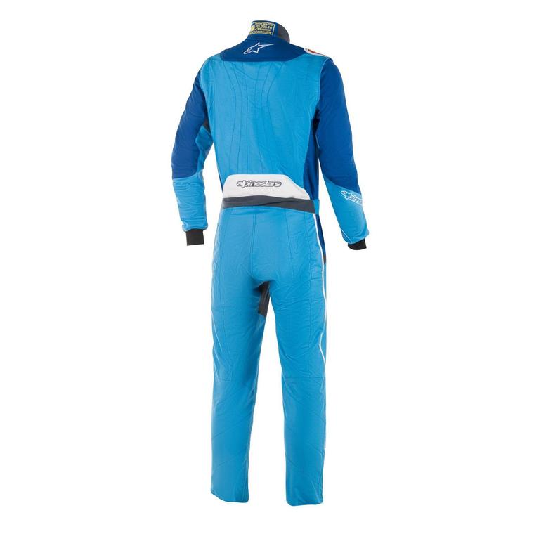 alpinestars gp pro comp racing suit bootcut cobalt blue royal blue red back