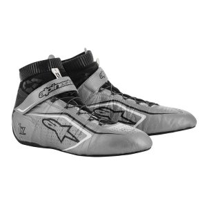 alpinestars tech 1 z v2 shoe silver black white