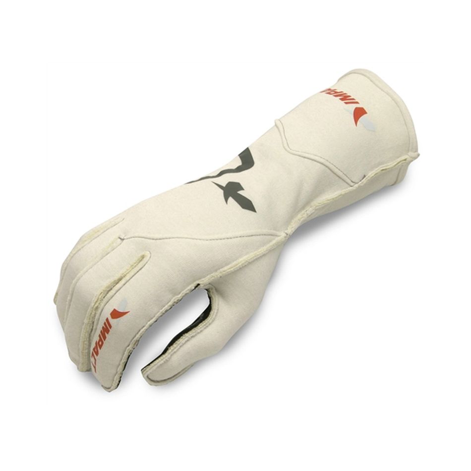 impact alpha racing glove white
