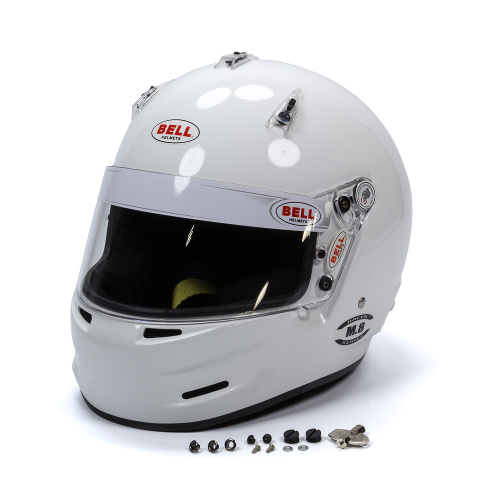 Bell M.8 SA2020 Racing Helmet white