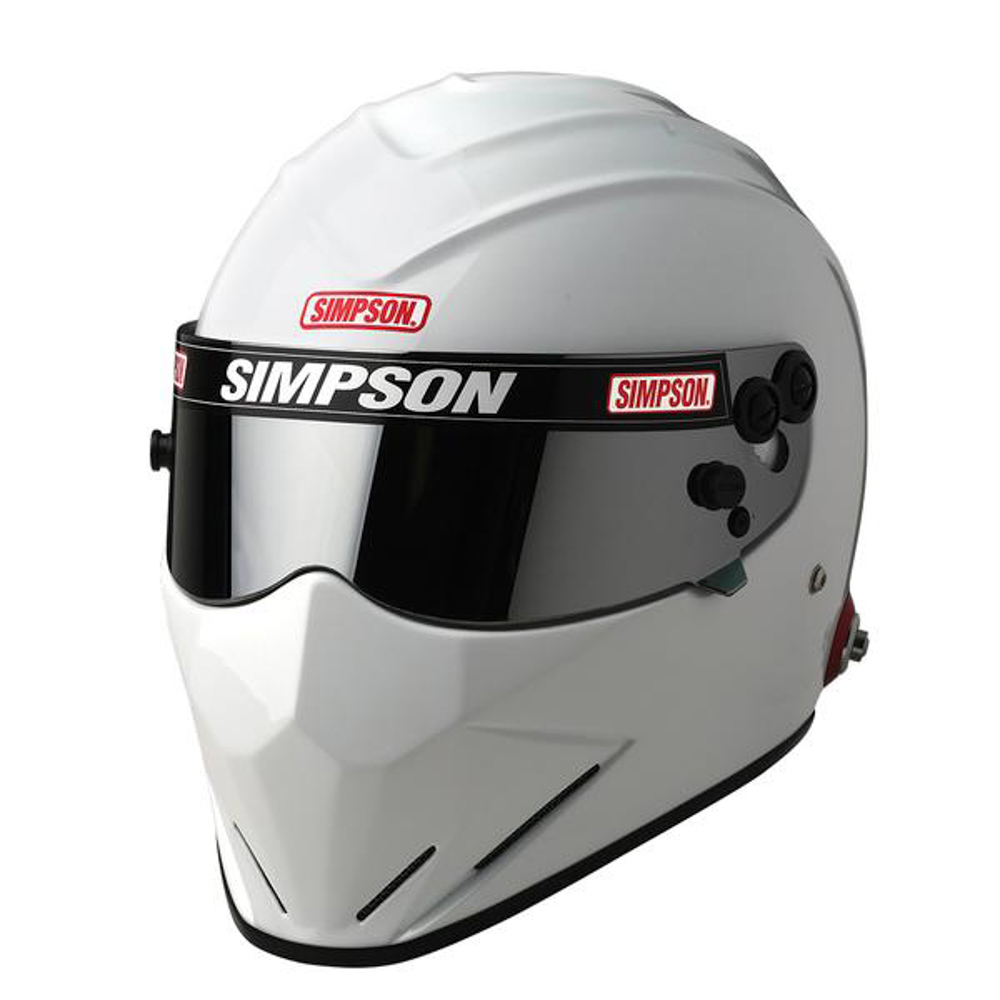 Simpson Diamondback SA2020 Racing Helmet, White