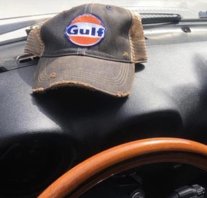 gulf distressed cap black